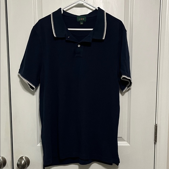 J. Crew Classic Pique Polo Shirt Sz Large - Picture 2 of 8